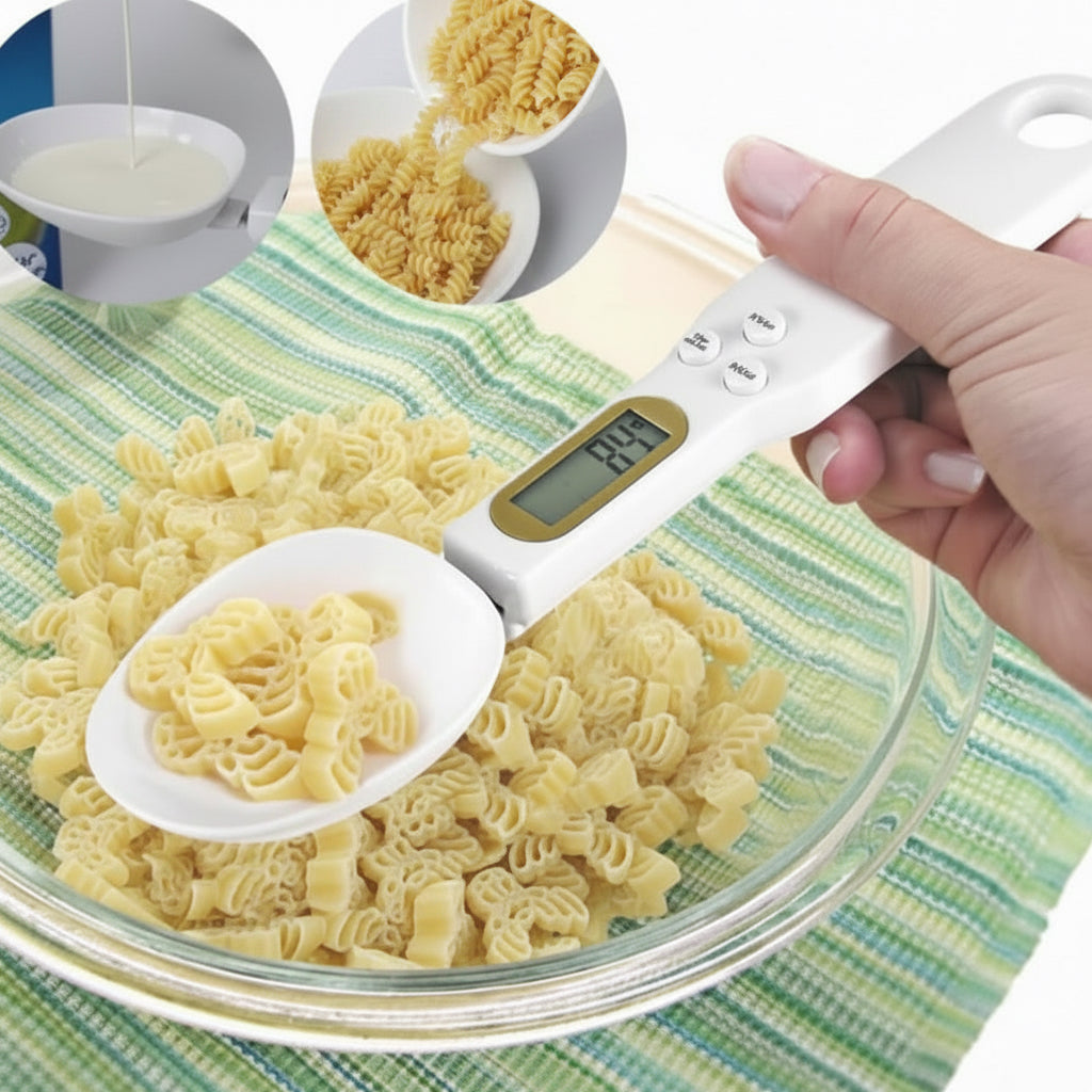 OLANI LCD Digital Measurement Adjustable Weighing Spoon Kitchen Scale Electronic Measuring Spoon Coffee Powder Scale Baking Scale