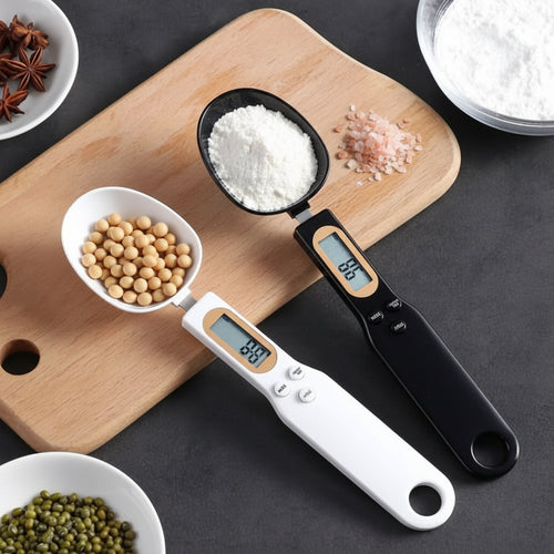 OLANI LCD Digital Measurement Adjustable Weighing Spoon Kitchen Scale Electronic Measuring Spoon Coffee Powder Scale Baking Scale