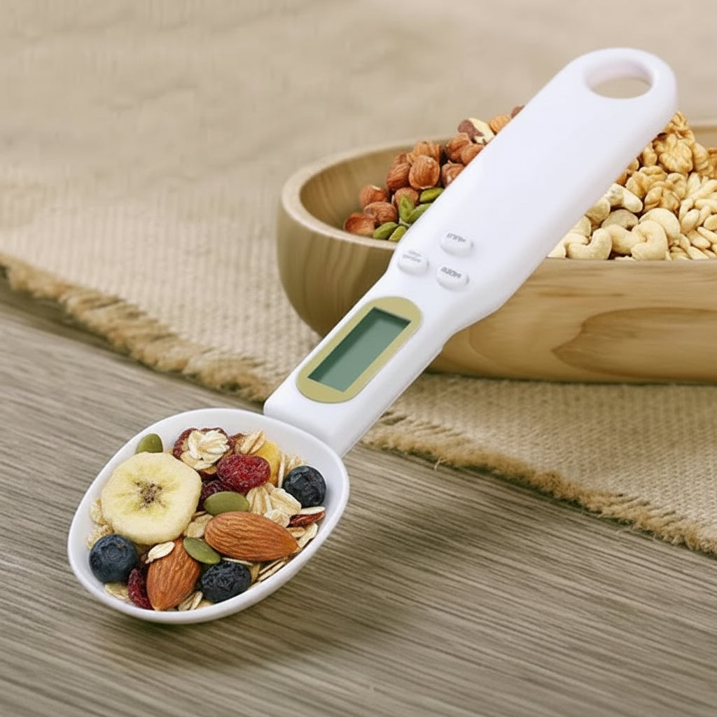 OLANI LCD Digital Measurement Adjustable Weighing Spoon Kitchen Scale Electronic Measuring Spoon Coffee Powder Scale Baking Scale
